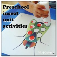 Preschool insect unit activities