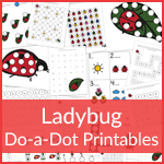Ladybug do-a-dot printables 2