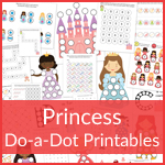 Princess Do-a-Dot Printables 2