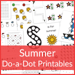 Summer Do-a-Dot Printables