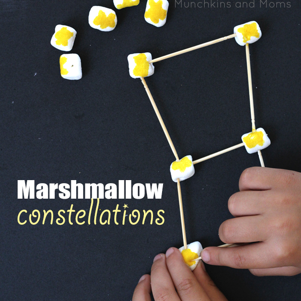 Marshmallow constellations from Munchkins and Mom