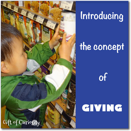 Introducing the concept of giving >> Gift of Curiosity