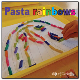 Pasta rainbows >> Gift of Curiosity