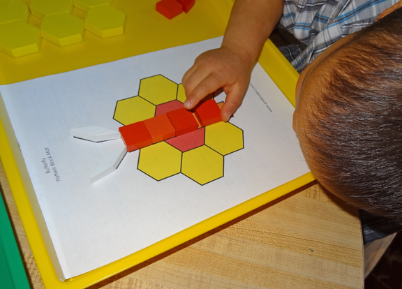 Play with pattern blocks || Gift of Curiosity