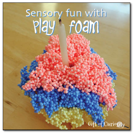 Sensory fun with play foam || Gift of Curiosity