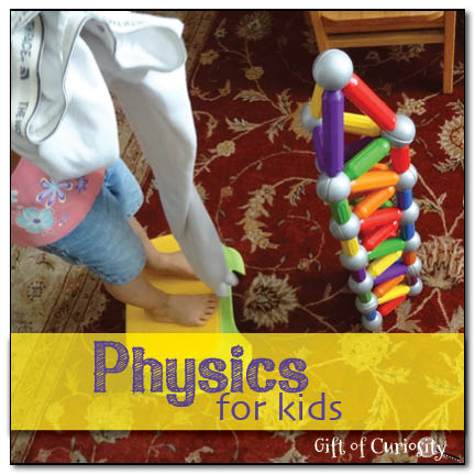 Physics for kids - use a homemade wrecking ball to knock over a tower || Gift of Curiosity