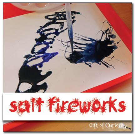 Simple fireworks craft using salt and glue || Gift of Curiosity