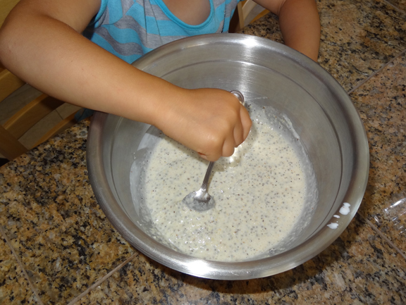 9 practical life activities involving food - mixing batter || Gift of Curiosity