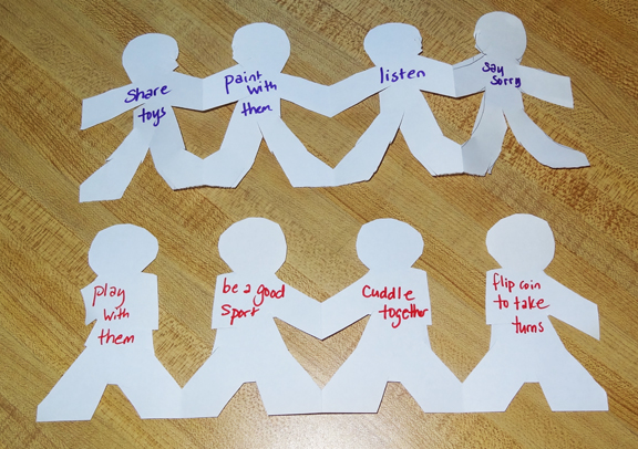 How to be a friend - paper doll activity || Gift of Curiosity