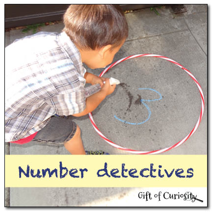 Number detectives - a fun game to help kids recognize their numbers || Gift of Curiosity
