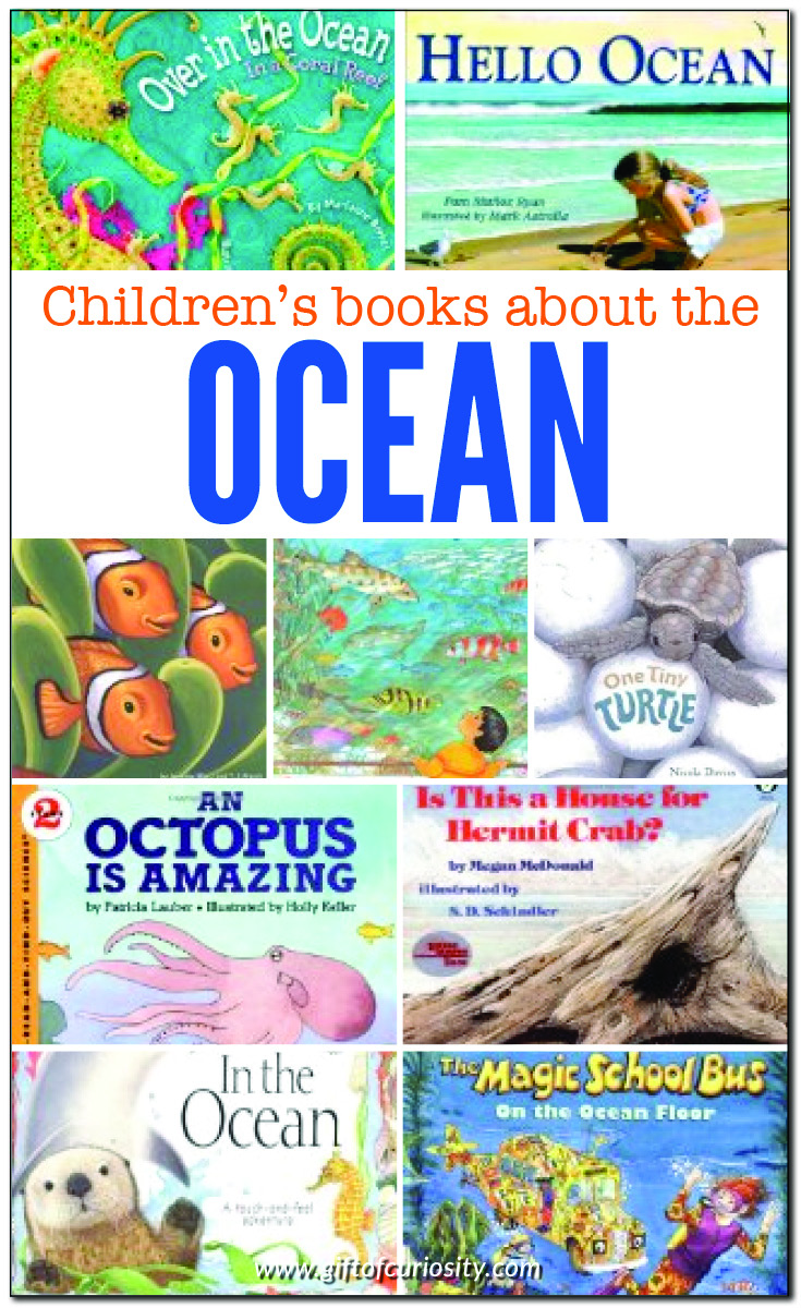 Children's books about the ocean | Books about the ocean to read with your kids | #ocean #giftofcuriosity || Gift of Curiosity