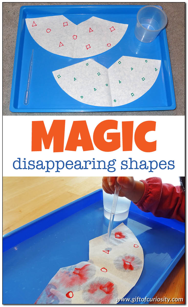 Magic disappearing shapes | Shapes activities for preschool | Teaching shapes | Learning shapes | Shapes activities for kids || Gift of Curiosity