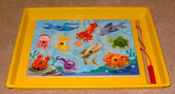 Ocean Montessori trays - Go fishing puzzle || Gift of Curiosity