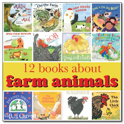 12 books about farm animals - Gift of Curiosity