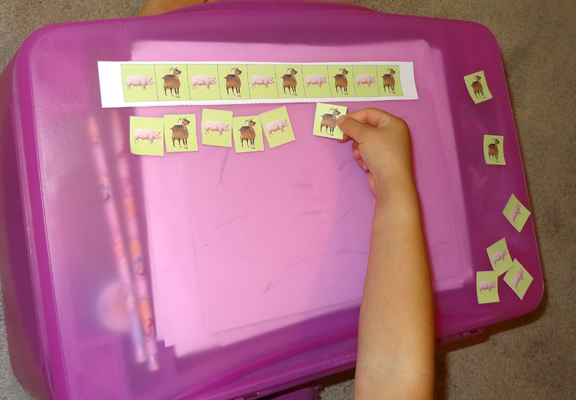 Farm Printable Pack - patterning practice with farm animals || Gift of Curiosity