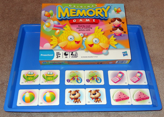 Montessori trays and activities - Memory || Gift of Curiosity