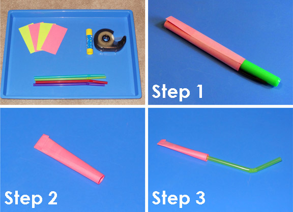 Straw rockets are simple to make and fun to play. All you need to make these straw rockets is paper, tape, and straws. || Gift of Curiosity