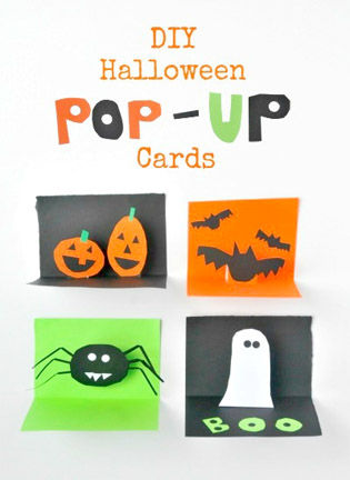 DIY Halloween Pop-Up Cards from Artchoo