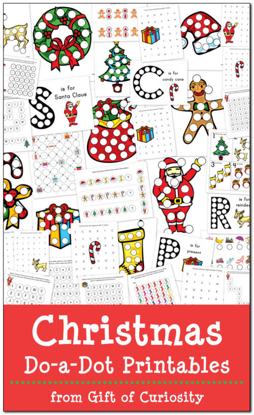 Christmas Do-a-Dot Printables - Gift of Curiosity