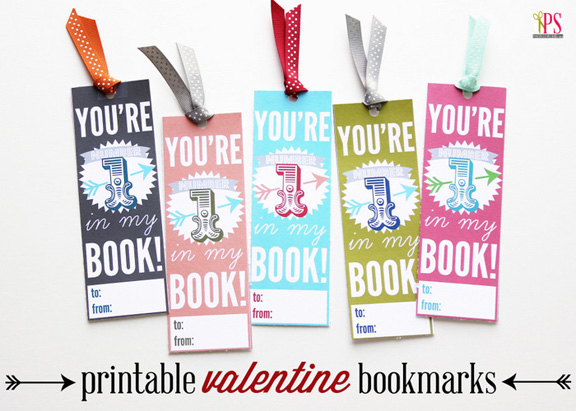 15 Free Valentine’s Day Bookmark Printables from Generation iKid