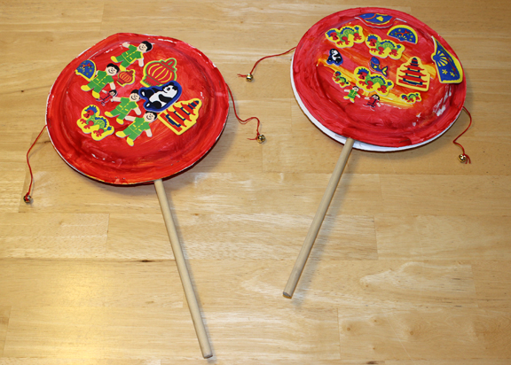 Chinese New Year drum craft for kids || Gift of Curiosity