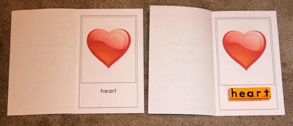 Valentine Montessori activities: Create your own Valentine booklet || Gift of Curiosity