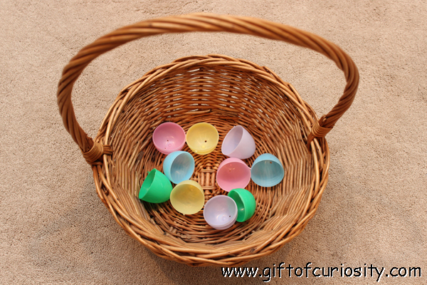 Easter Montessori activities: Easter egg color matching - #kbn #Easter #Montessori || Gift of Curiosity