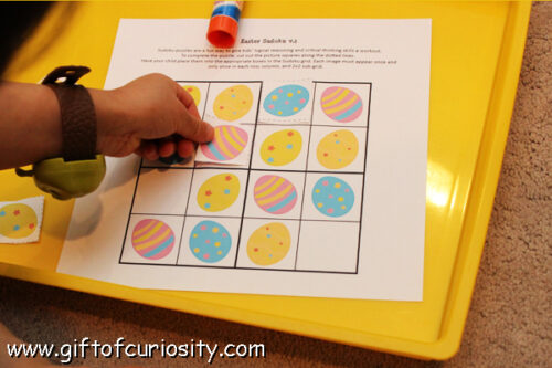 Easter Sudoku Gift Of Curiosity