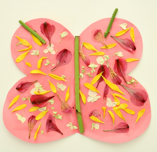 Spring flower butterfly craft from Fun and Fantastic Learning