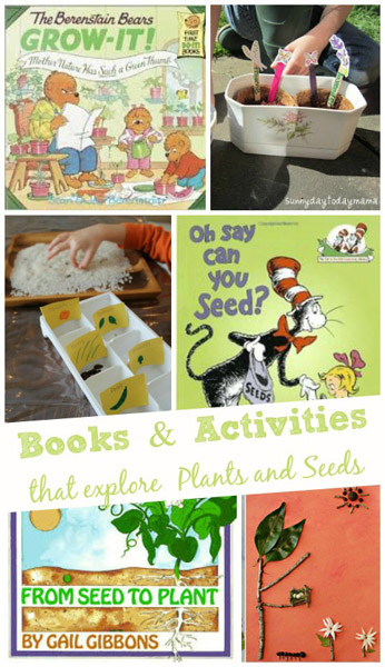 Books and activities that explore plants and seeds from KC Edventures