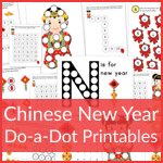 Chinese New Year Do-a-Dot Printables