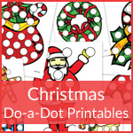 Christmas Do-a-Dot Printables