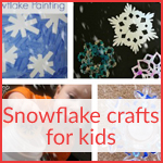 Snowflake crafts for kids