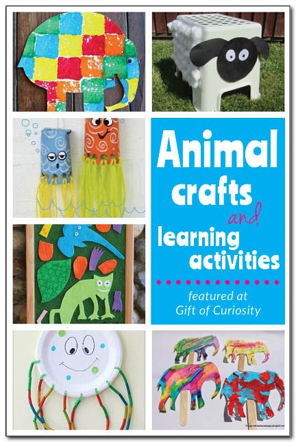 10 animal crafts and learning activities from the Weekly Kids' Co-op || Gift of Curiosity