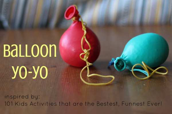 Balloon yo-yo from What Do We Do All Day