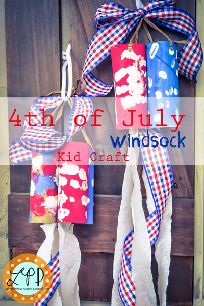 Patriotic windsock craft from A Little Pinch of Perfect