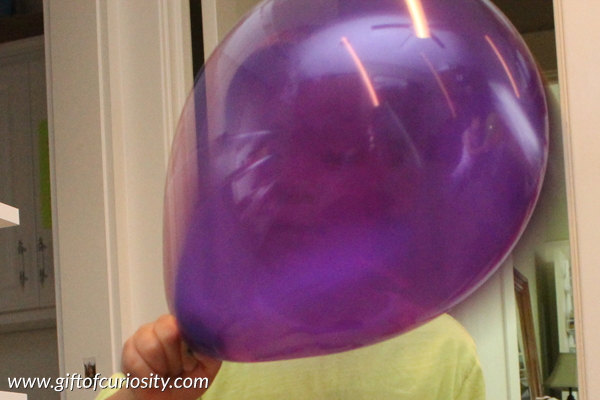 Use a penny and a balloon to create your own atom smasher! Kids will go wild for this super fun, super simple science activity. #science #handsonlearning || Gift of Curiosity