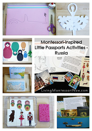 Montessori-inspired Russia activities from Living Montessori Now