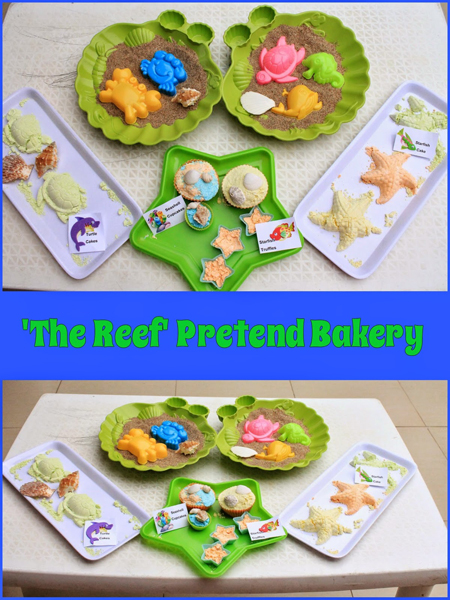 Ocean Reef-Themed Pretend Bakery from Making Mama Magic