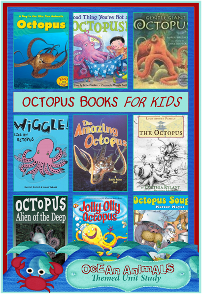 Octopus Books for Kids from 3 Boys and a Dog