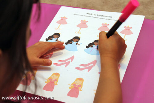 Princess Printables Pack - Gift of Curiosity