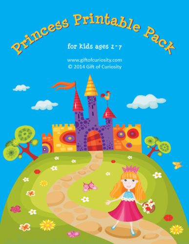 Princess Printables Pack - Gift of Curiosity