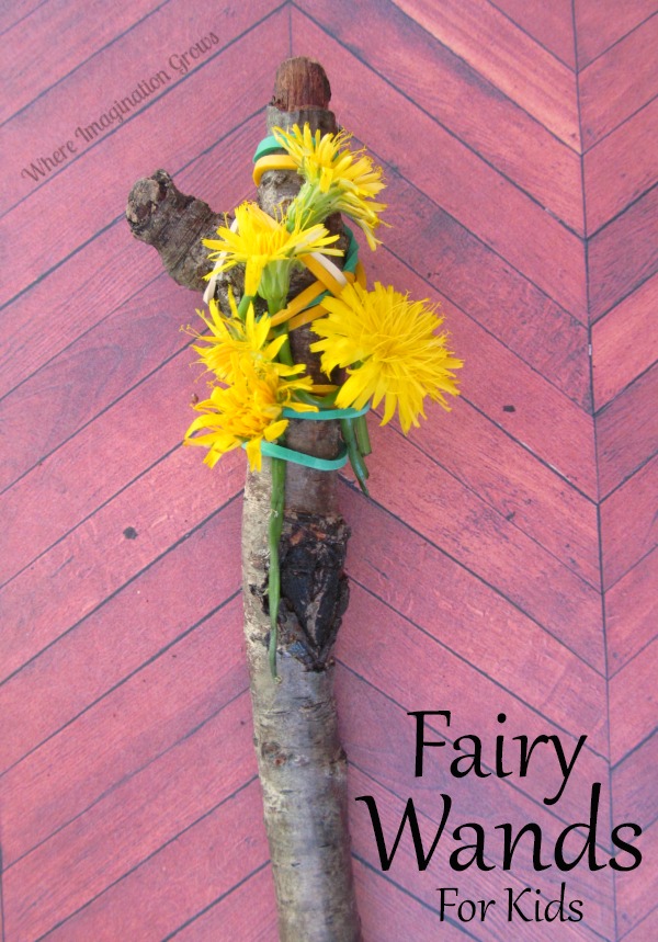 Fairy wand craft from Where Imagination Grows