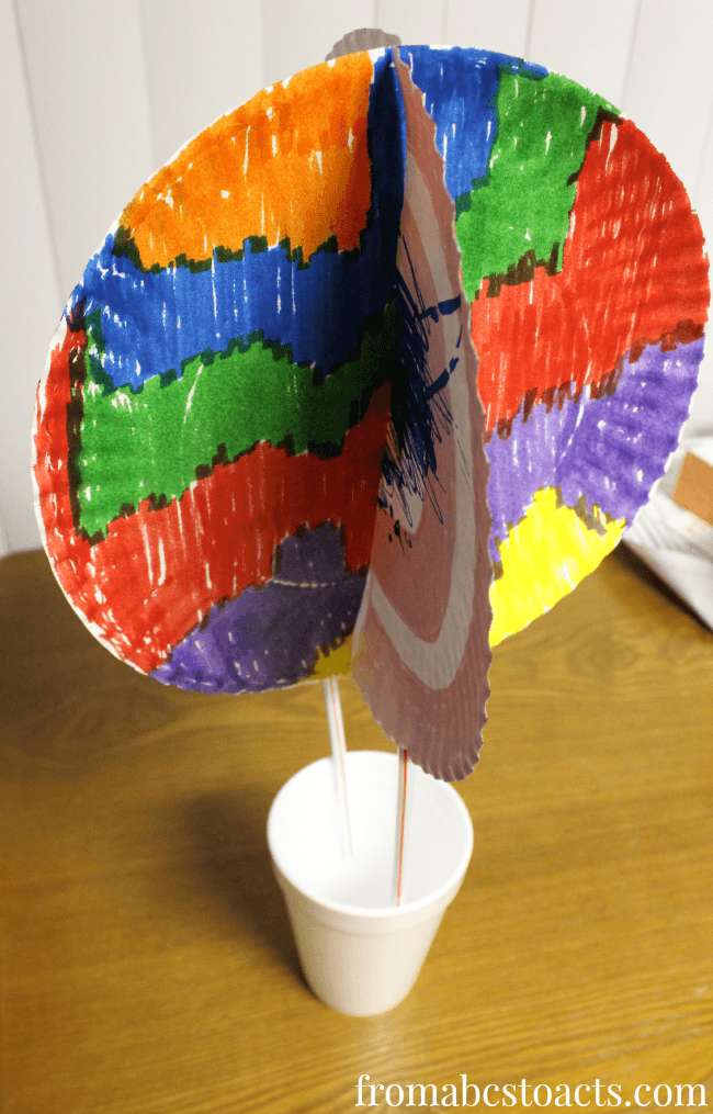 Hot air balloon craft from From ABCs to ACTs