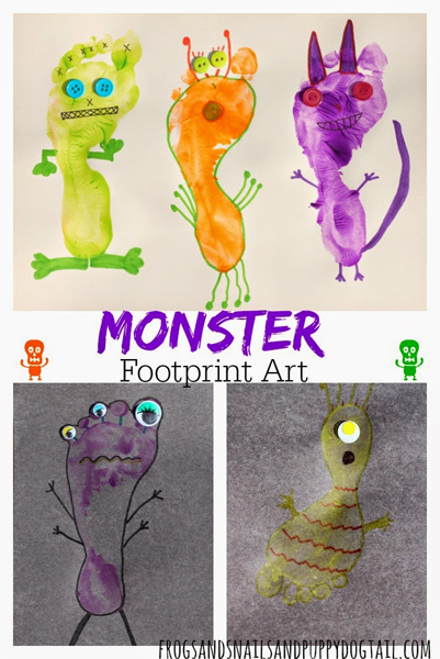 Monster footprint art from FSPDT
