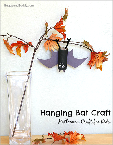 Hanging bat craft from Buggy and Buddy