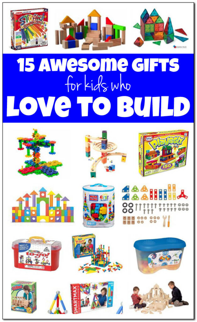 Best building toys for kids: 15 awesome gifts for kids who love to build things. Great holiday gift ideas for the little tinkerer or little engineer in your life! #holidaygiftguide || Gift of Curiosity