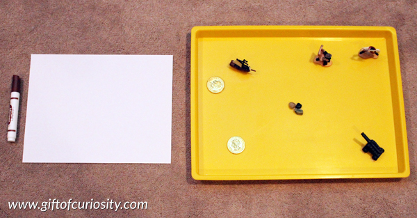 Pirate Montessori activities: Pirate mapping activity || Gift of Curiosity
