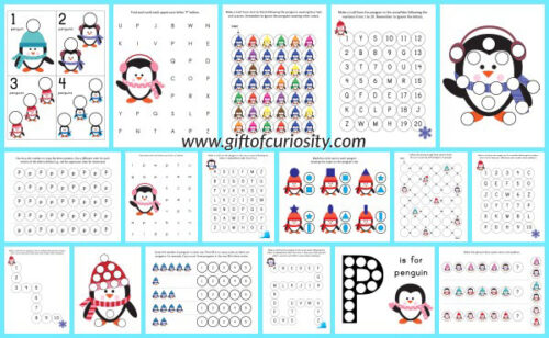 Penguin Do-a-Dot Printables - Gift of Curiosity