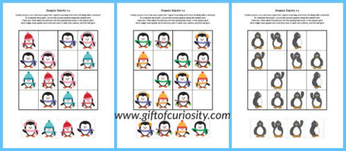 Penguin Sudoku Puzzles Gift Of Curiosity